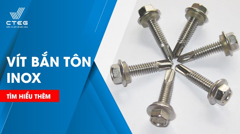 Ứng dụng của vít bắn tôn inox 304