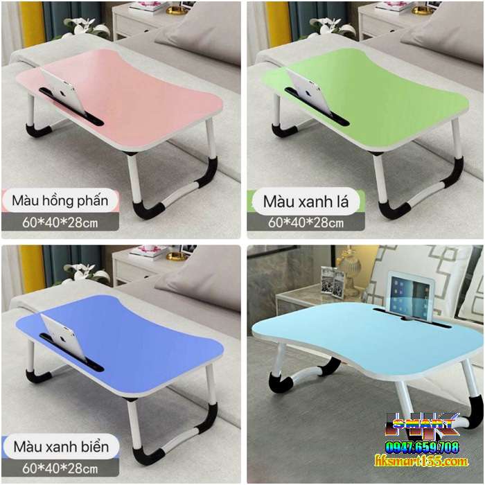 Bàn gấp gọn thông minh có khe cắm Ipad
