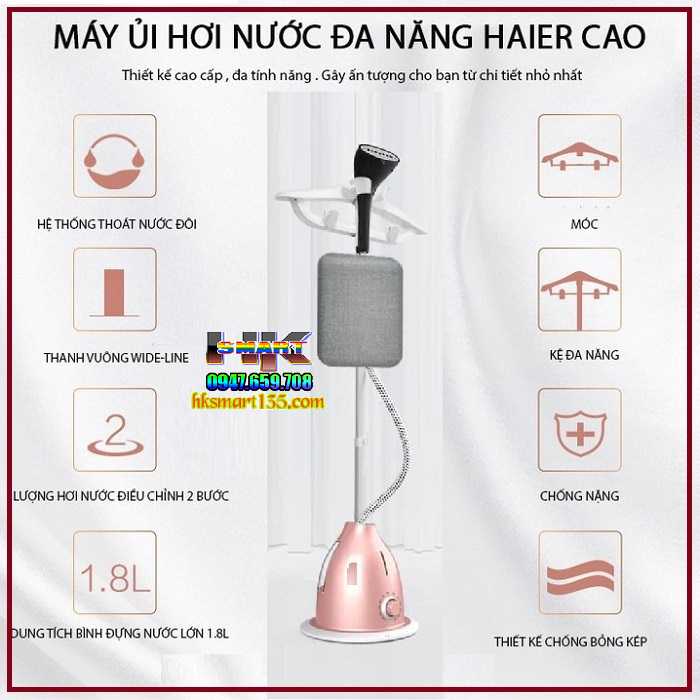 Bàn ủi hơi nước đứng HX-615