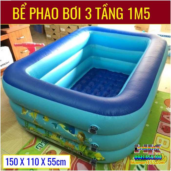 Bể bơi phao trẻ em 3 tầng Swimming Pool