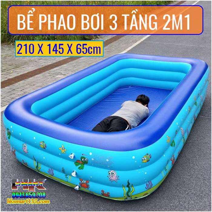 Bể bơi phao trẻ em 3 tầng Swimming Pool