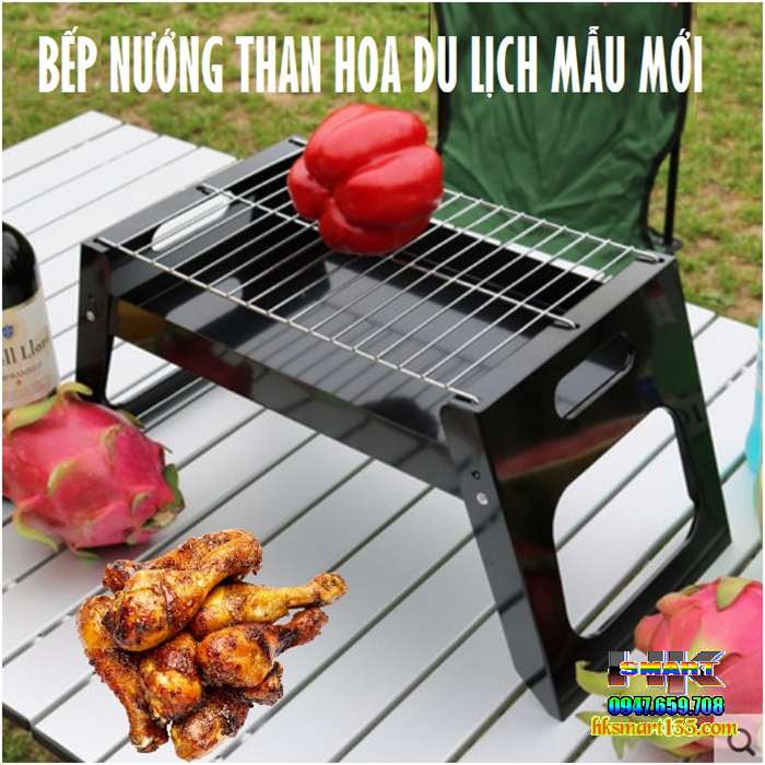 Bếp nướng than hoa du lịch xách tay