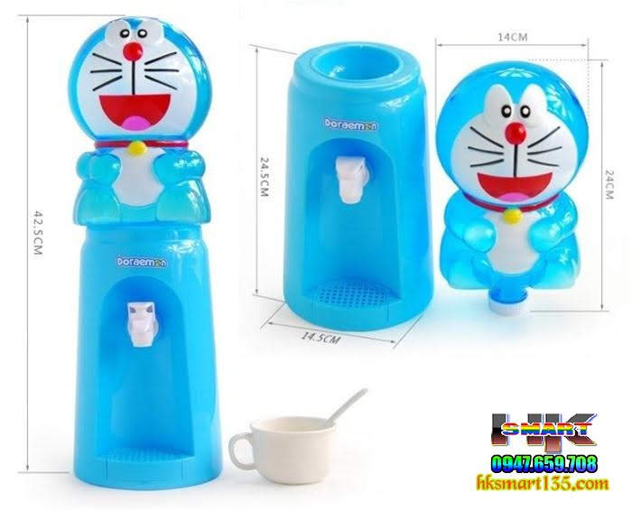 Cây nước mini họa tiết Doraemon Hello Kitty 2 Lít