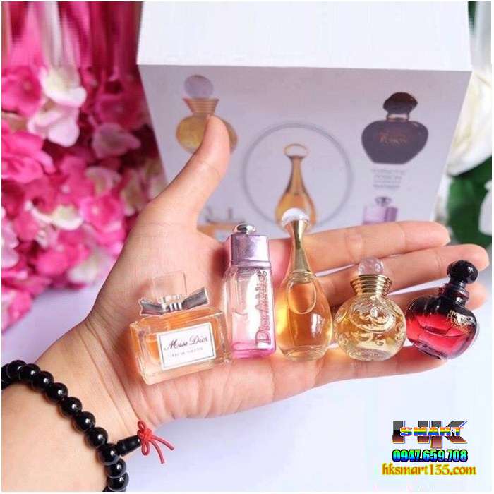 Bộ 5 chai nước hoa Dior 