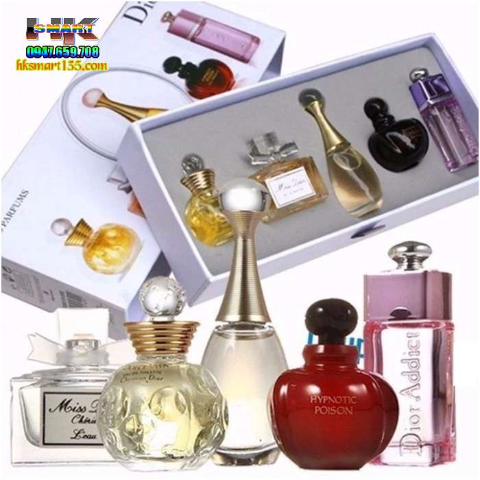 Bộ 5 chai nước hoa Dior 