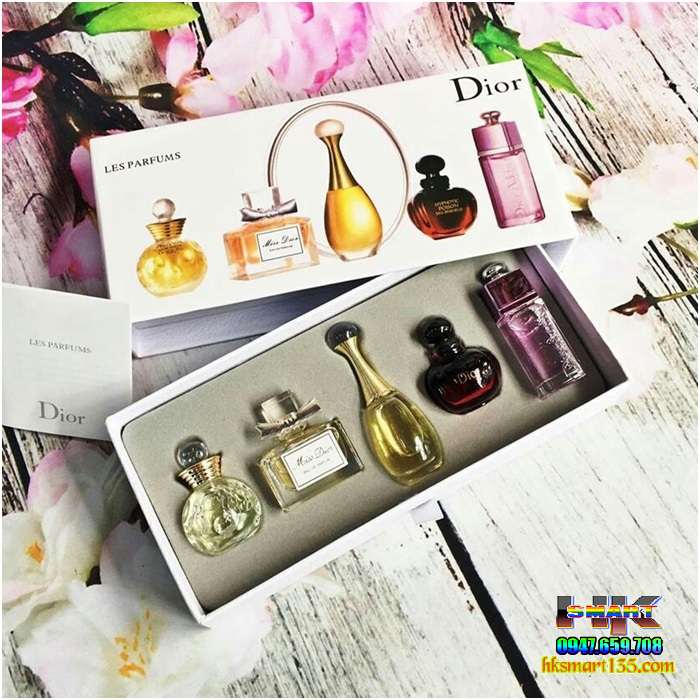 Bộ 5 chai nước hoa Dior