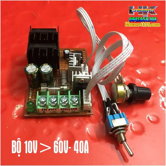 Mạch điều khiển tốc độ động cơ PWM DC công xuất lớn