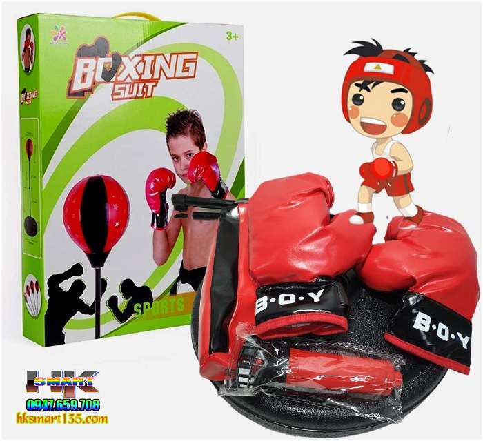 Bộ đồ tập đấm bốc BOXING chuyên nghiệp cho bé