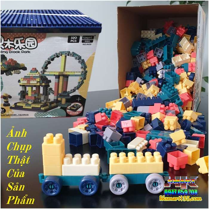 Bộ xếp hình lego 520 chi tiết cho bé