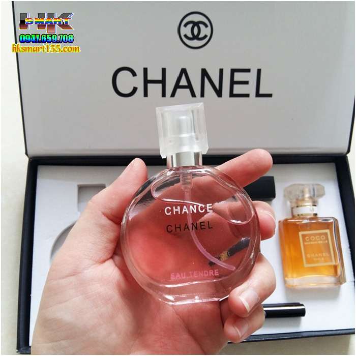 Bộ mỹ phẩm Chanel 5 món cao cấp