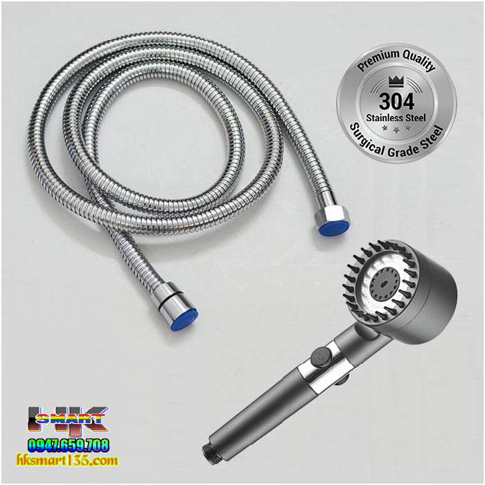 Bộ Vòi Hoa Sen Tăng Áp 4 Trong 1 Nhật Bản