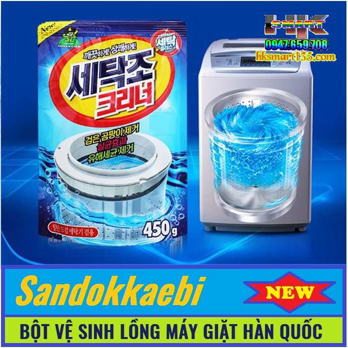 Bột vệ sinh lồng máy giặt Hàn Quốc