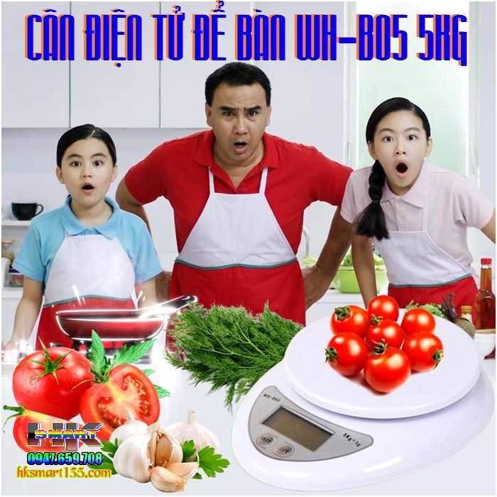 Cân điện tử để bàn WH-B05 5kg