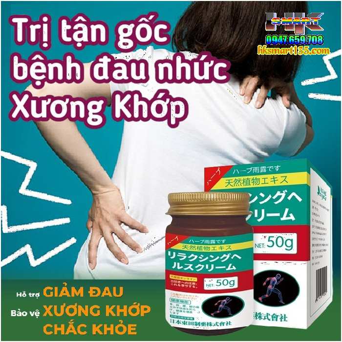 Cao Bôi Xuơng Khớp Senjoko Nhật Bản Hũ 50gr- Hỗ Trợ Giảm Đau Xương Khớp, Đau Lưng, Mỏi Gối, Giảm Đau Sưng Do Gút