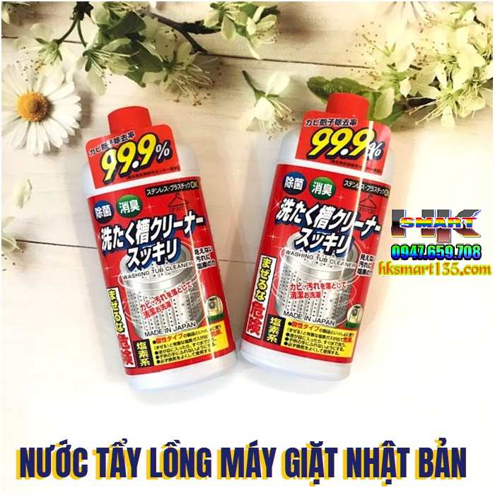 Chai tẩy vệ sinh lồng giặt Nhật Bản