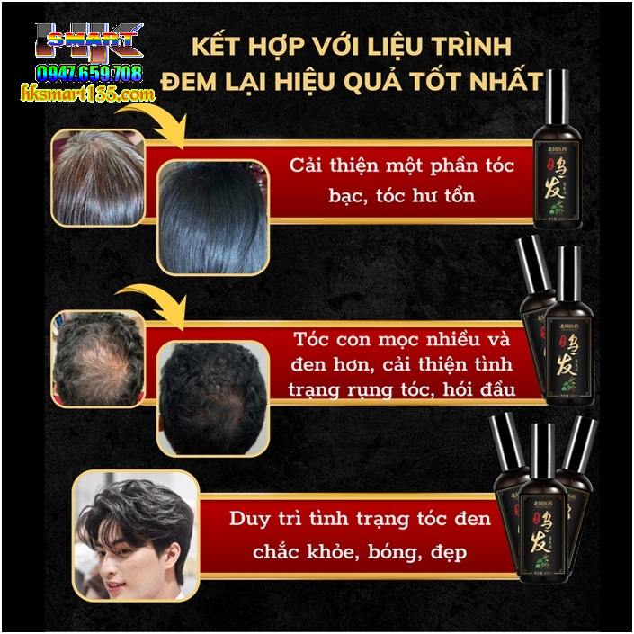 Chai xịt đen tóc BaiKon chiết xuất tinh chất Hà Thủ Ô 100ml