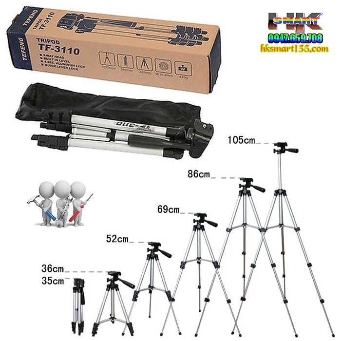 Chân Máy Ảnh Tripod TF-3110