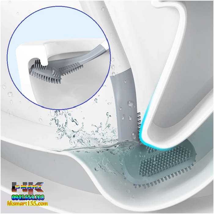 Chổi cọ toilet silicon thông minh mẫu mới 2021