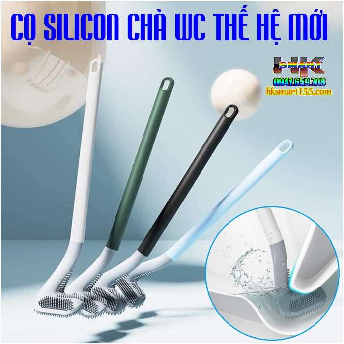 Chổi cọ toilet silicon thông minh mẫu mới 2021