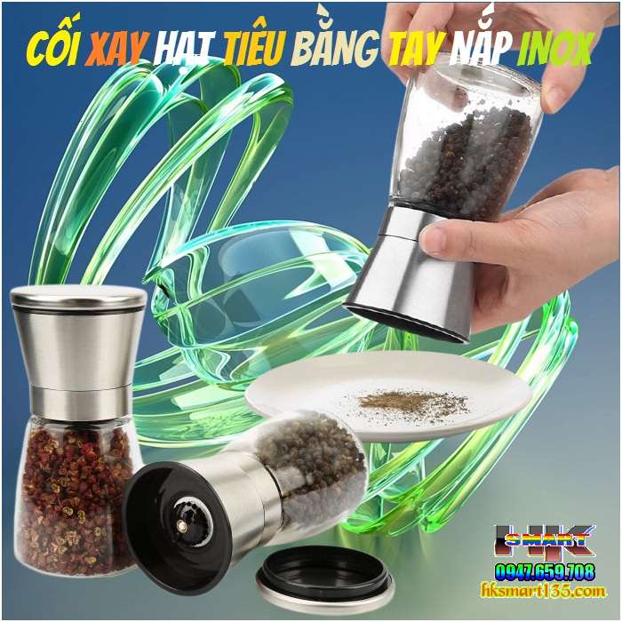 Dụng cụ xay hạt tiêu bằng tay