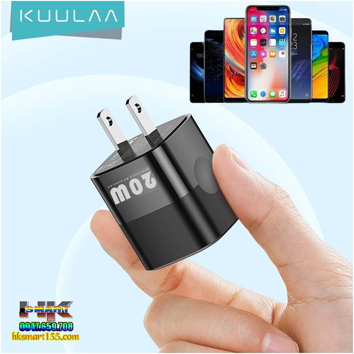 Củ Sạc 2 cổng KUULAA PD3.0 + QC3.0  20W