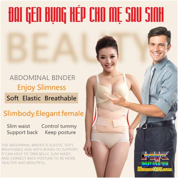 Đai gen bụng kép cho mẹ sau sinh