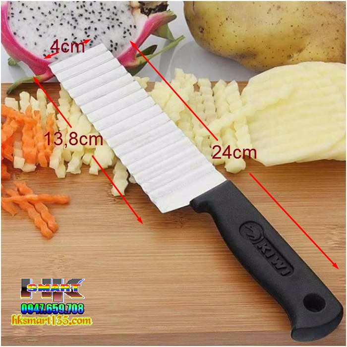 Dao cắt lát sóng rau củ quả KiWi