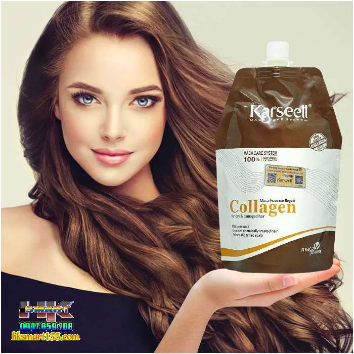 Dầu hấp tóc Collagen Karseell Maca siêu mềm mượt