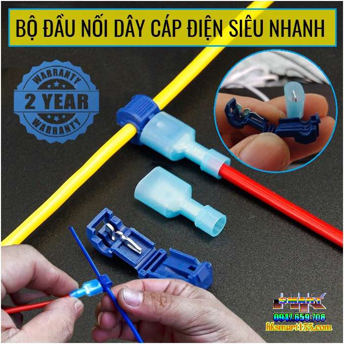 Cút nối nhanh dây điện chữ T