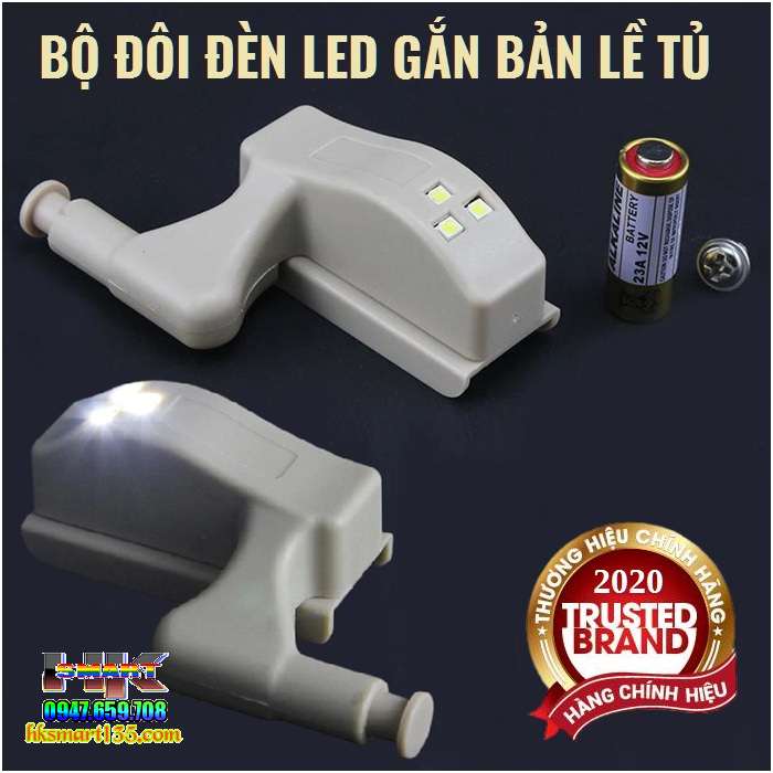 Đèn Led Gắn Bản Lề Tủ Bếp