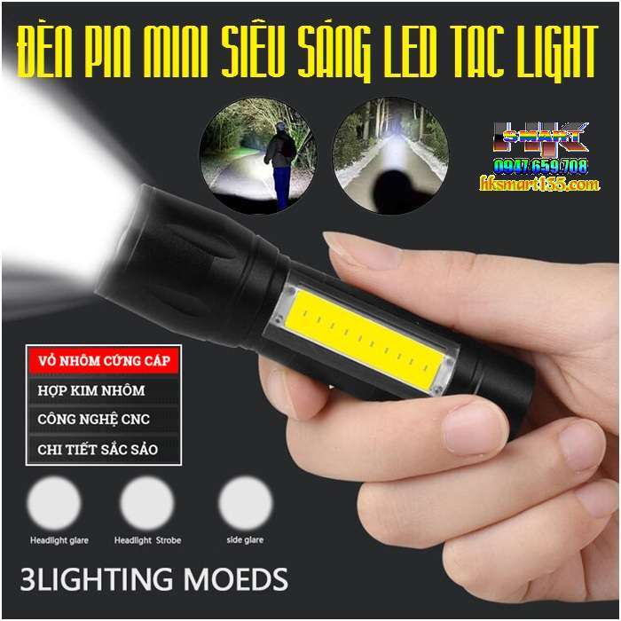 Đèn Pin Led Siêu Sáng Mini