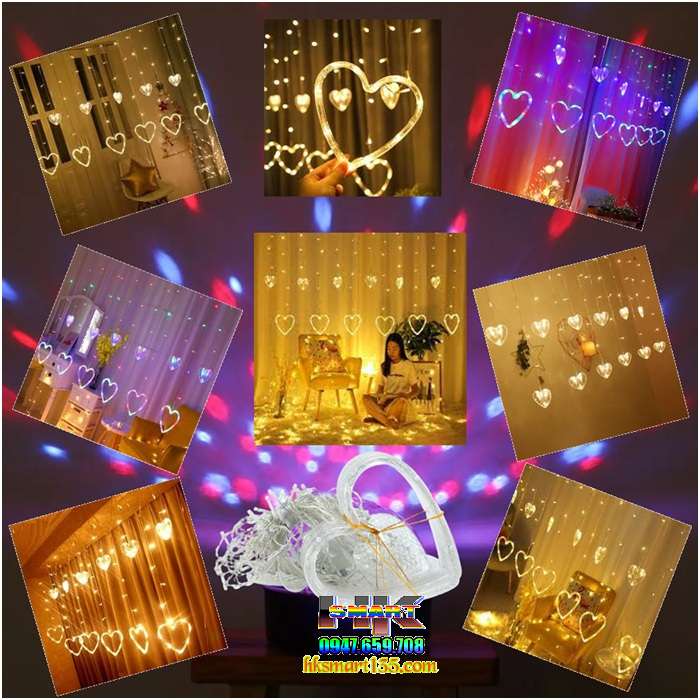 Dây đèn led mành trang trí