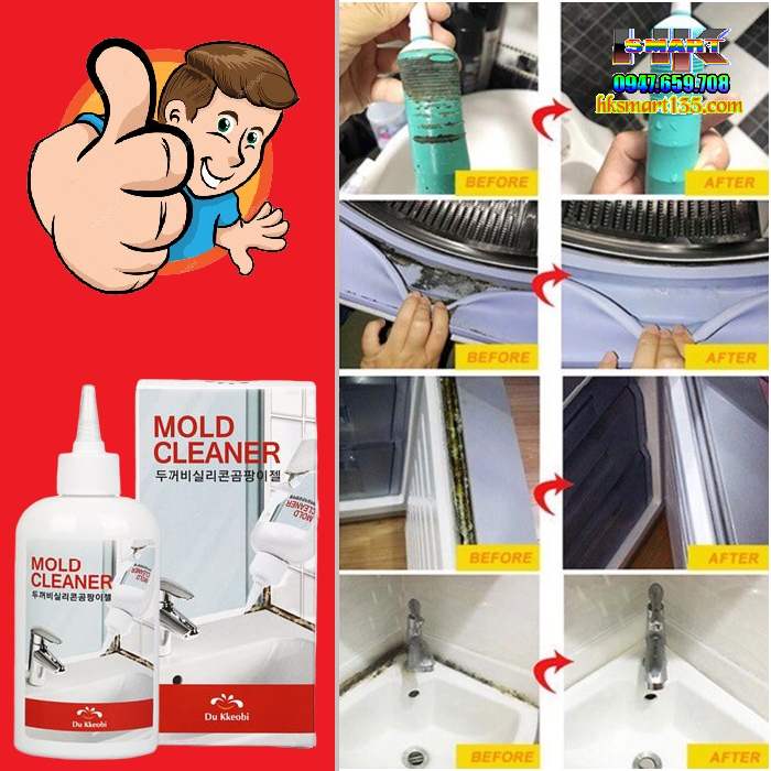 Chai Dung Dịch Gel Tẩy Mốc Hàn Quốc Mold Cleaner
