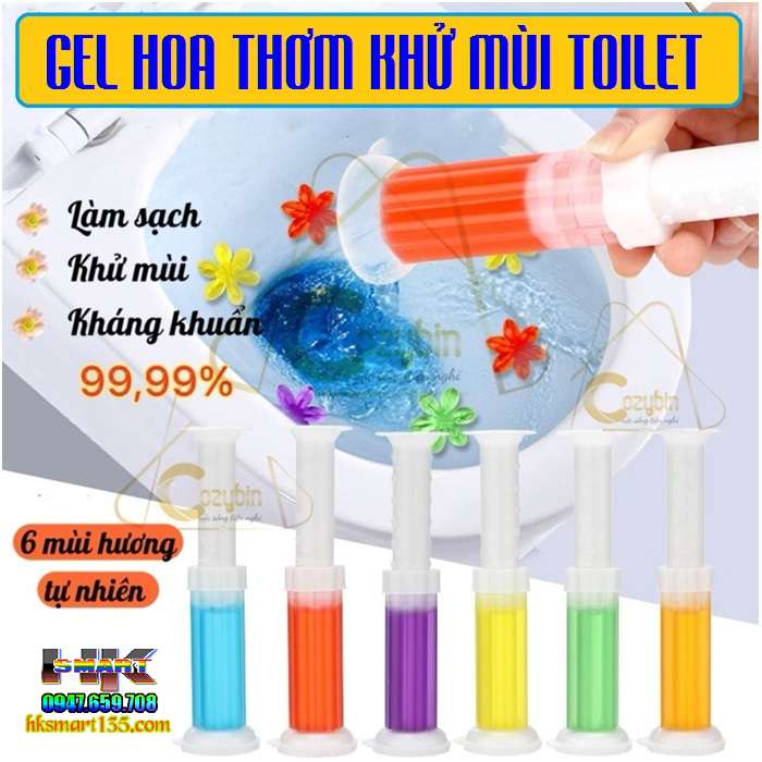 Gel hoa thơm khử mùi toilet