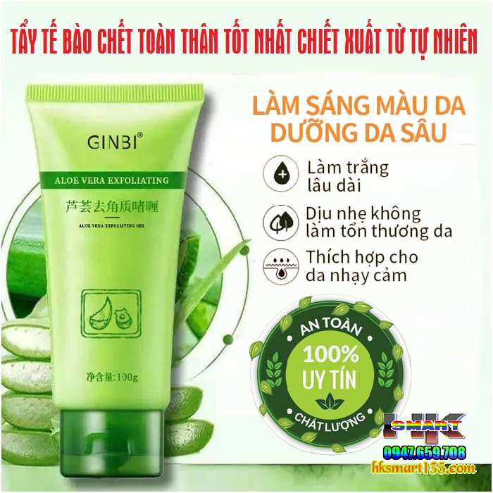 Tẩy Da Chết Nha Đam Aloe Vera Exfoliation Gel 