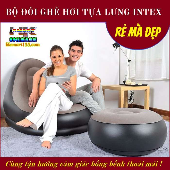 Bộ đôi Ghế Hơi Tựa Lưng Intex