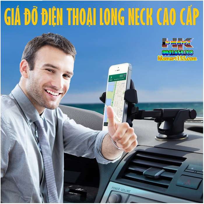 giá đỡ điện thoại trên xe hơi Long Neck