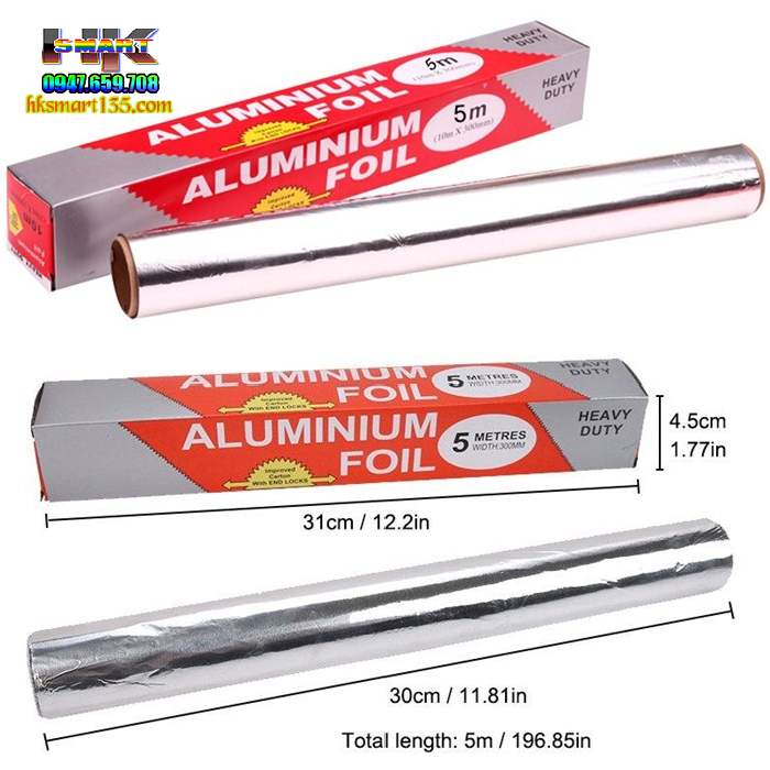 Giấy bạc bọc nướng thực phẩm Aluminium