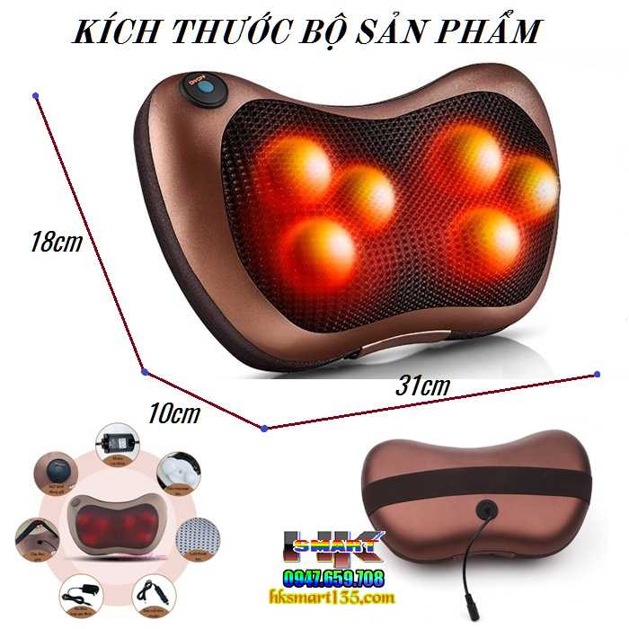 Gối massage hồng ngoại Magic Energy pillow