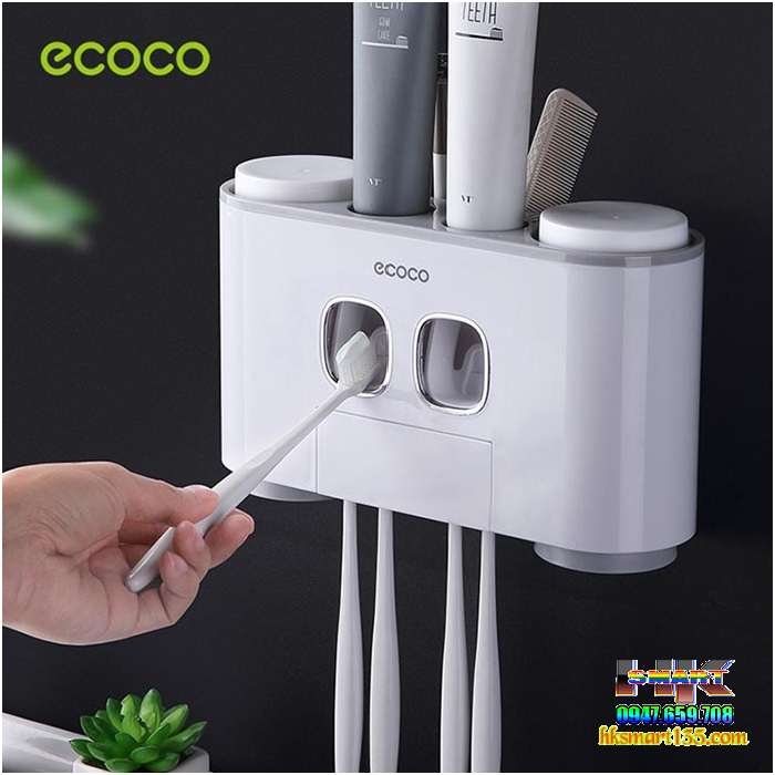 Hộp Đựng Bàn Chải Và Nhả Kem đánh răng tự động Ecoco