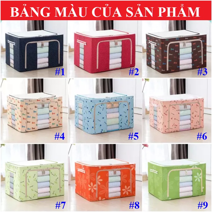 Tủ Vải Khung Thép Đựng Đồ Living Box Đa Năng