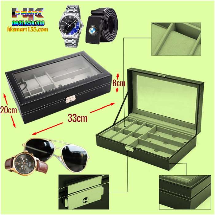 Hộp đựng đồng hồ và mắt kính