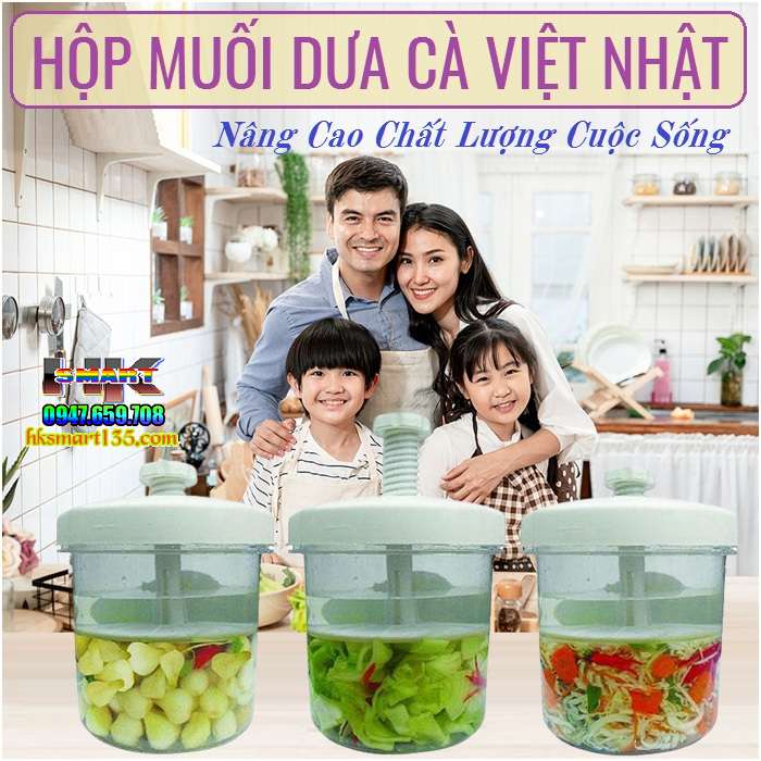 Hộp Muối Dưa Cà 5L Việt Nhật