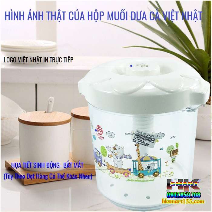 Hộp Muối Dưa Cà 5L Việt Nhật