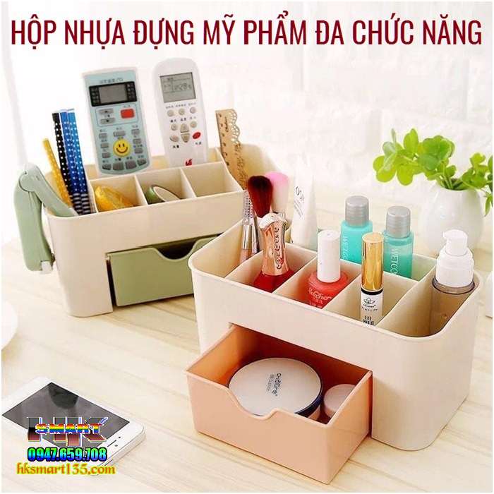 Khay Đựng Mỹ Phẩm Nhiều Ngăn