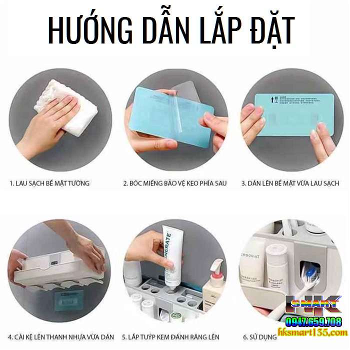 Bộ nhả kem đánh răng lúa mạch kèm cốc