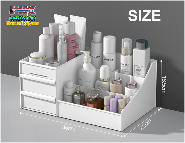 Kệ đựng mỹ phẩm và đồ trang điểm nhiều ngăn