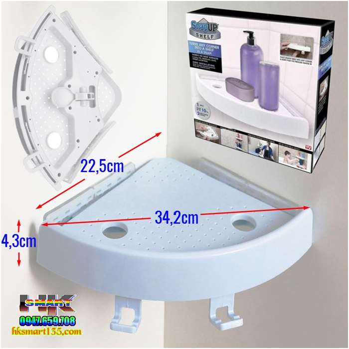 Kệ góc đa năng hút chân không công