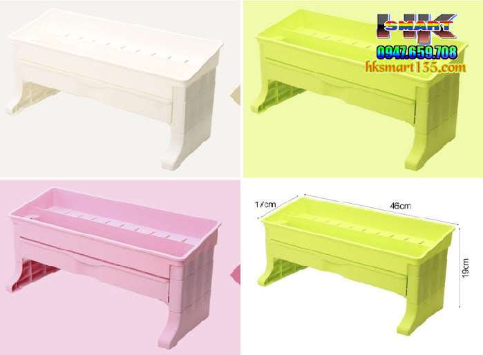 Kệ nhựa đa năng đựng gia vị, hóa mỹ phẩm và TB văn phòng