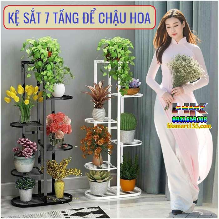 Kệ sắt để cây cảnh chậu hoa